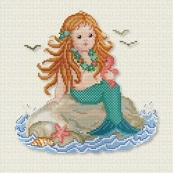Counted Cross Stitch Charts -  Mermaid